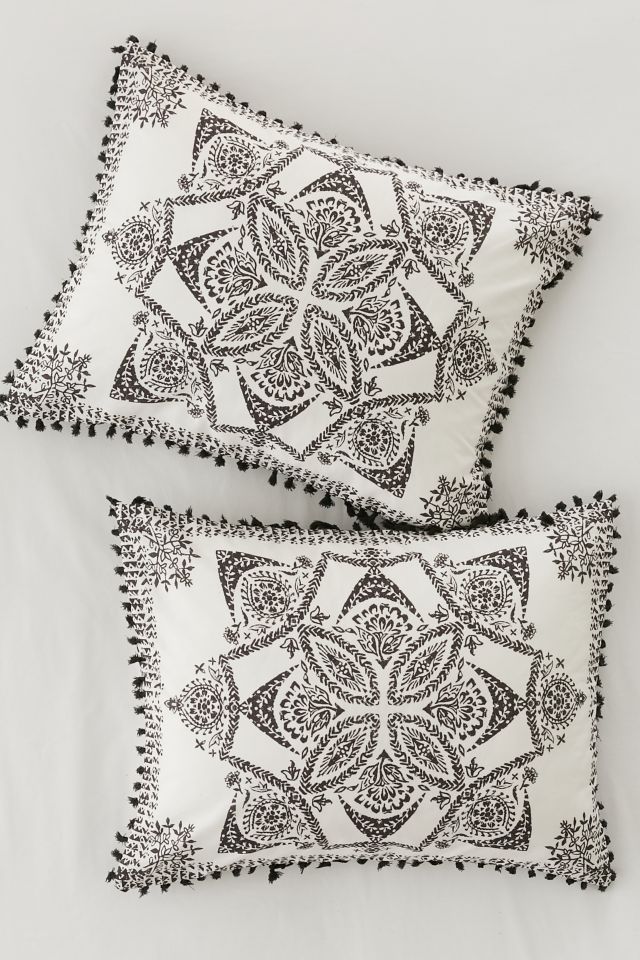 Valda Woodblock Medallion Sham Set #2