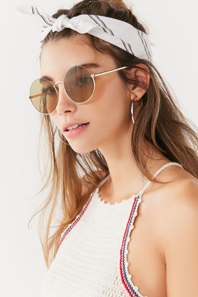 Karma Metal Round Sunglasses #1