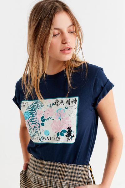 UO Tiger Matchbox Tee | Urban Outfitters