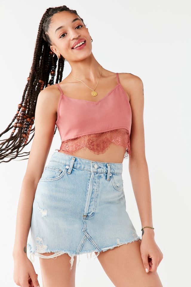 UO Vera Cropped Lace Cami #3