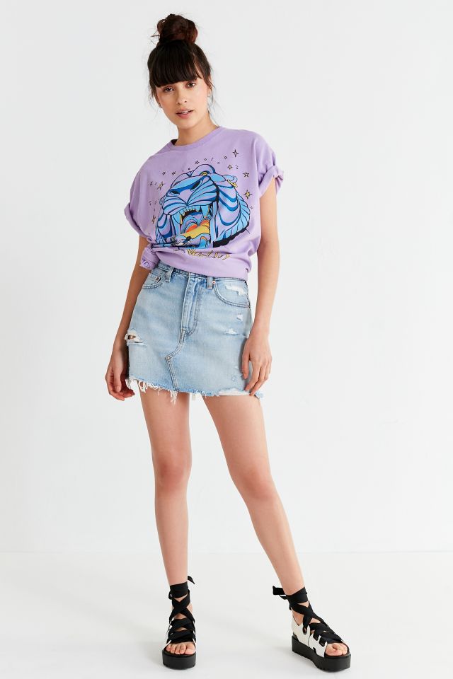 Levi’s Deconstructed Denim Mini Skirt – Indigo #3