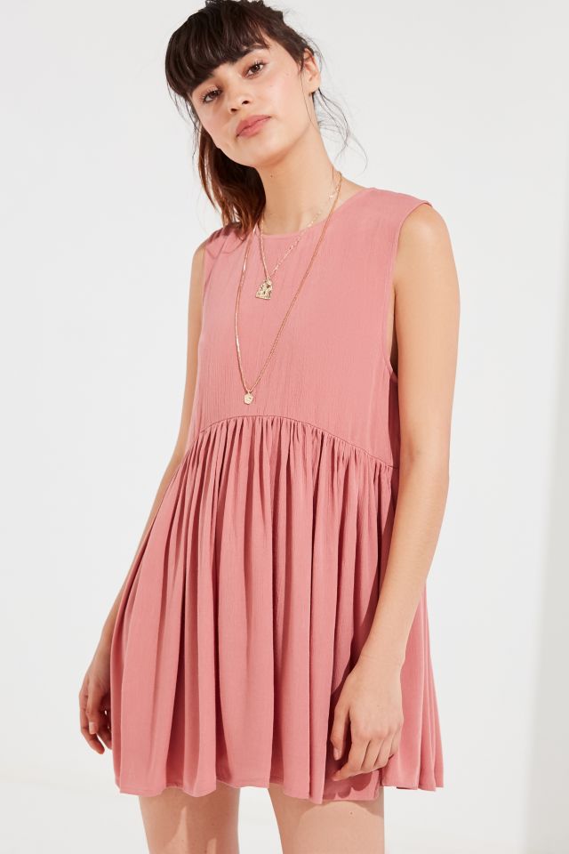 UO Drop-Waist Babydoll Frock Dress #2