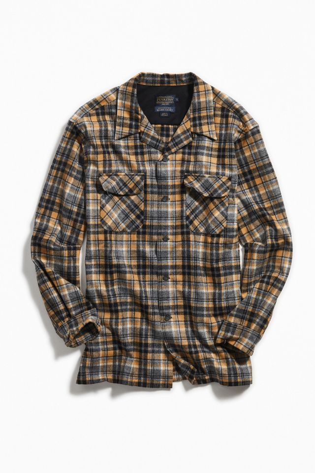 Pendleton Original Board Plaid Wool Button-Down Shirt | Urban