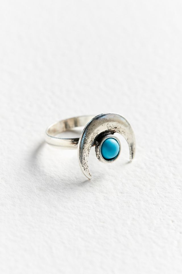 Half-Moon Statement Ring #1