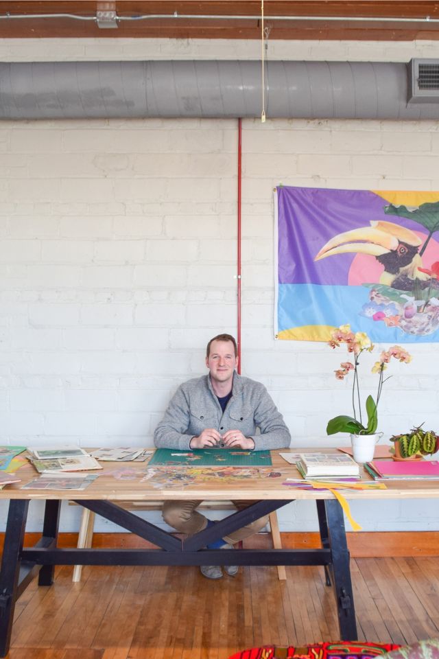 Ted Feighan For UO Cactus Bloom Throw Pillow #2