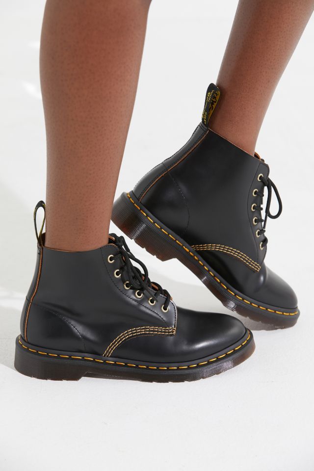 Dr martens ambrose archive hot sale leather boots in black