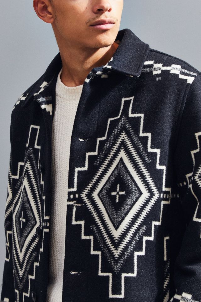 Pendleton Jacquard Button-Front Jacket #1