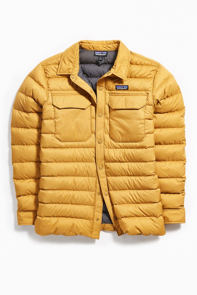 Patagonia men's silent cheap down shirt jacket