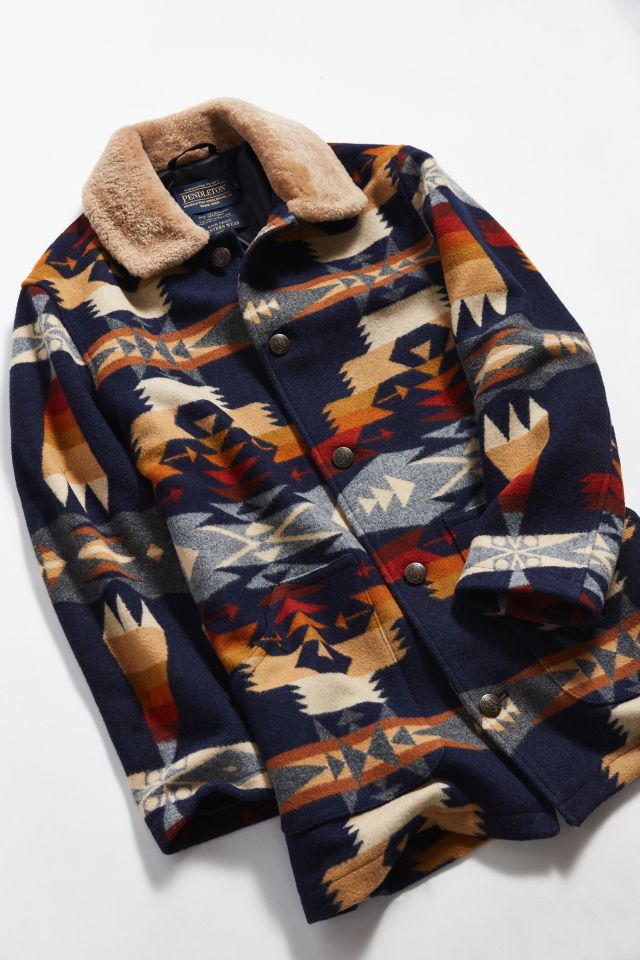 Pendleton Brownsville Shearling Collar Coat #1