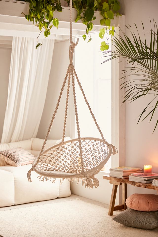 A hanging chair online for bedroom