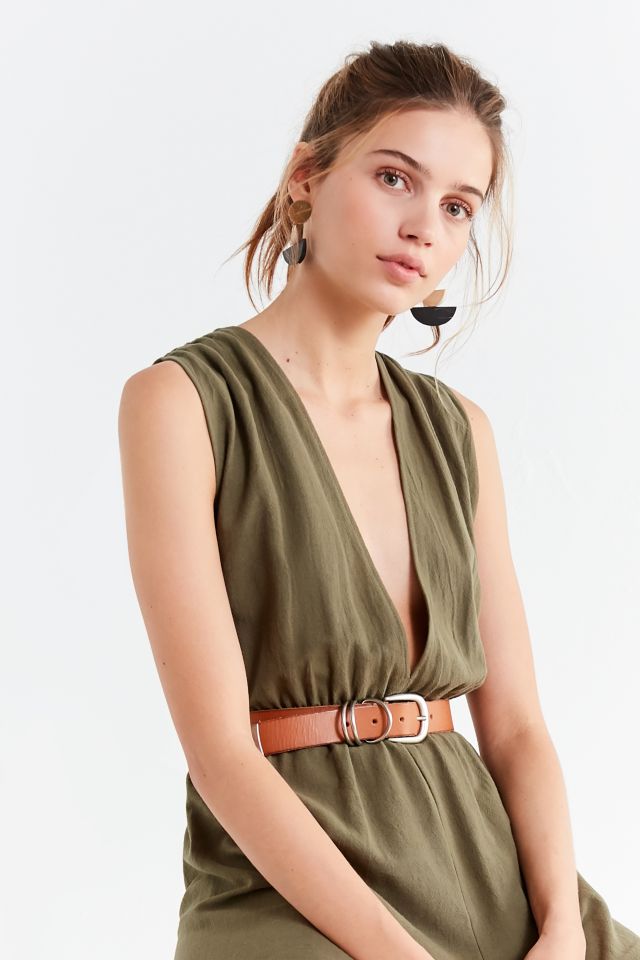 UO Plunging Linen Jumpsuit #2