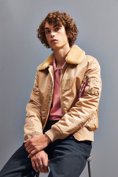 Alpha Industries UO Exclusive B-15 Slim-Fit Bomber Jacket