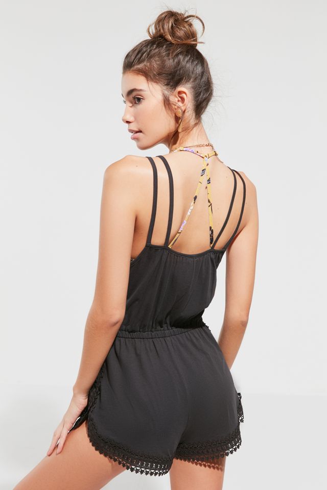 Out From Under Kali Crochet Romper | Urban Outfitters