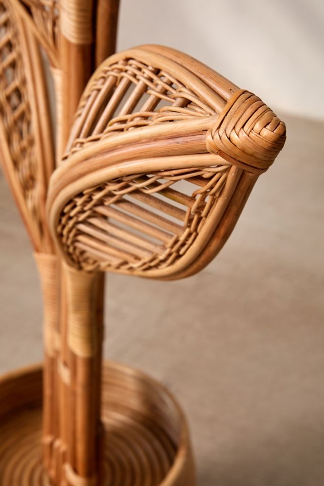 Elisa Rattan Potted Faux Plant #3