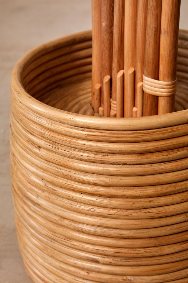 Elisa Rattan Potted Faux Plant #4