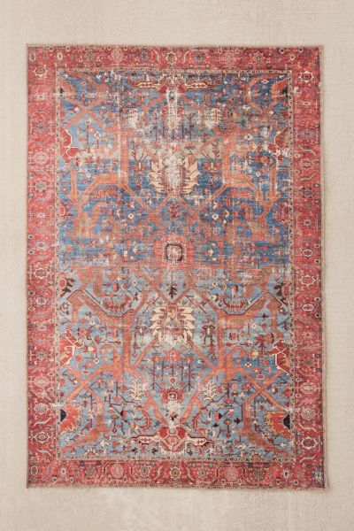 Art Deco Tulip Printed Rug