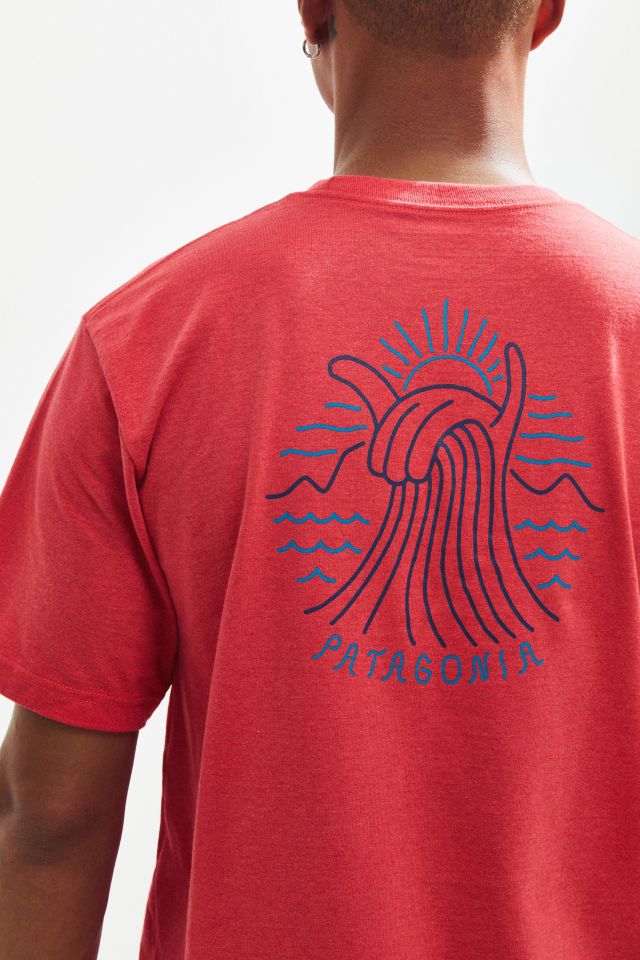 Patagonia Shaka Wave Recycled Cotton Tee #4