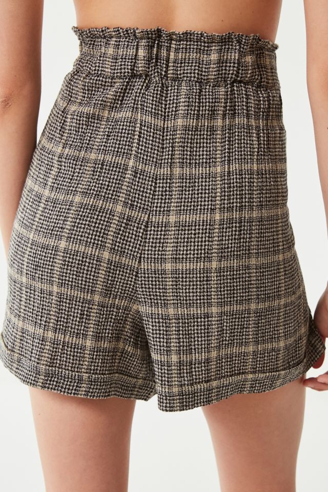 UO Phoebe Paperbag Plaid Short #2