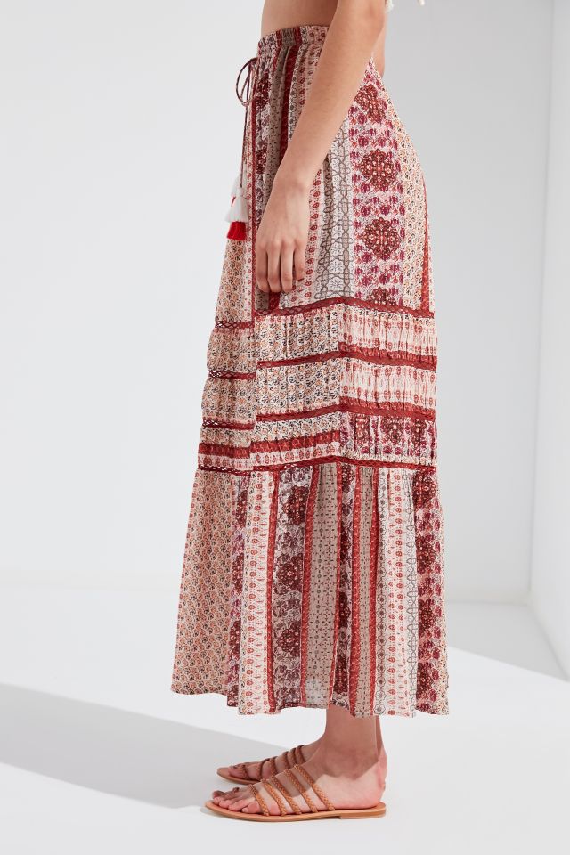 UO Esme Tassel Maxi Skirt  #2