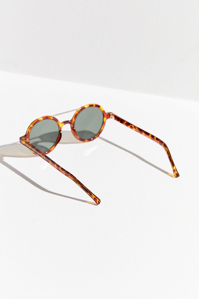 Vivien Tortoise Demi KOMONO Sunglasses round brown gold KOMONO Vivien Caramel Demi Sunglasses (NEW) tortoise round main image 2