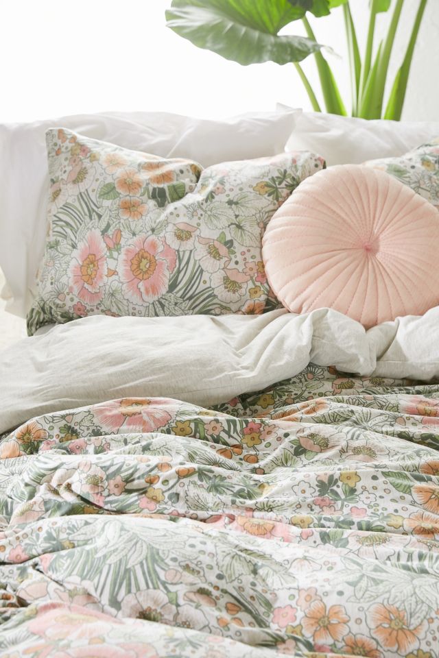 Housse de couette fleurie en jersey Lovise #2