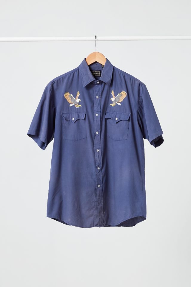 Vintage western shirts on sale embroidered