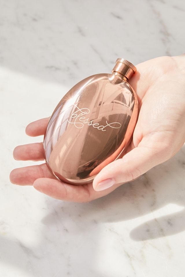 Blessed Etched Flask #1