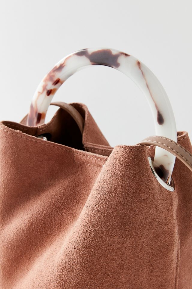 Tortoise Ring Handle Bucket Bag #2