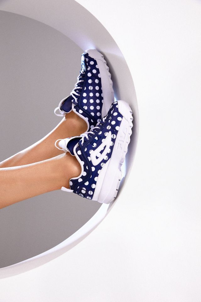 Fila polka hot sale dot shoes