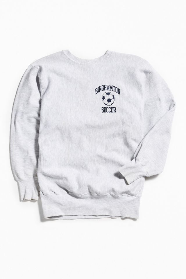 Vintage Champion Binghamton Soccer Crew Neck Sweatshirt