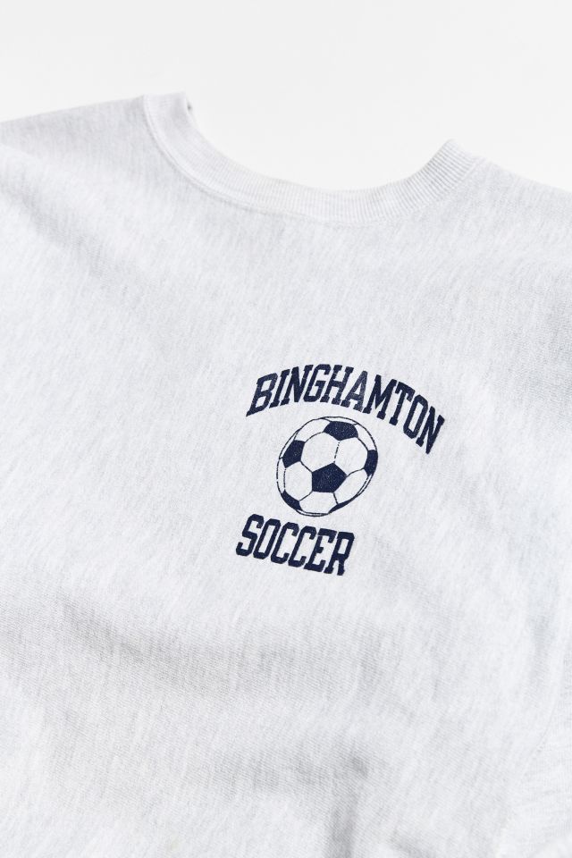Vintage Champion Binghamton Soccer Crew Neck Sweatshirt #4