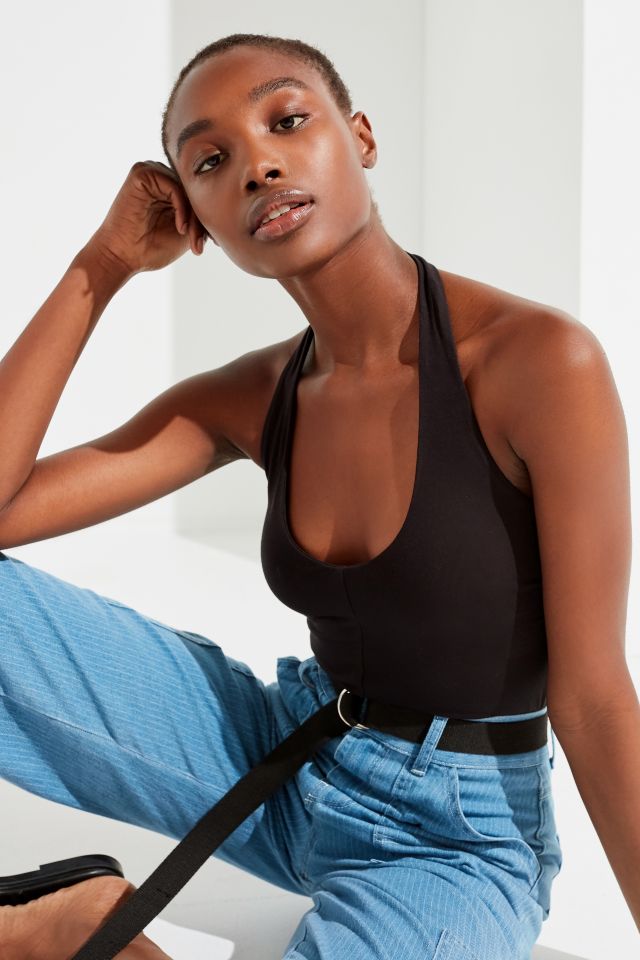 UO All That Halter Tank Top  Urban Outfitters Australia Official Site