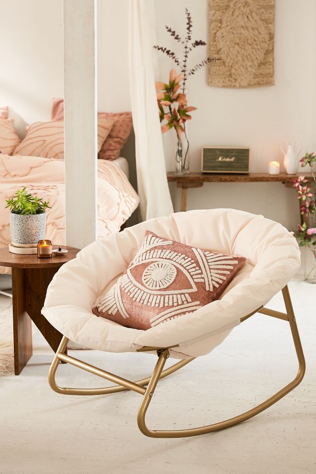 Papasan rocking hot sale chair