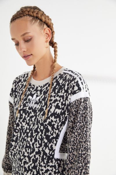 Adidas originals shop leoflage printed sweatshirt