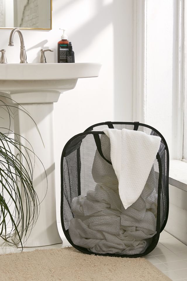 Panier à lessive en maille comprimable #2