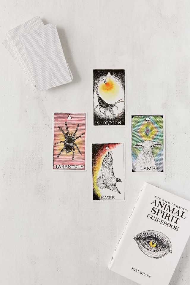 Jeu de cartes The Wild Unknown Animal Spirit & Guidebook par Kim Krans #1