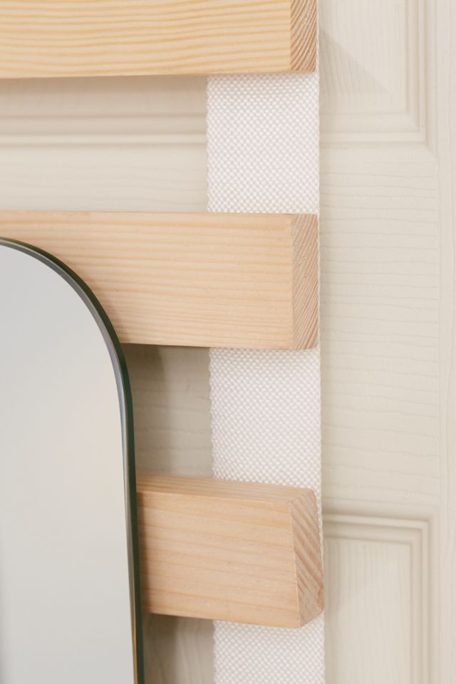Keane Multi-Use Slatted Over-The-Door Storage Rack #2