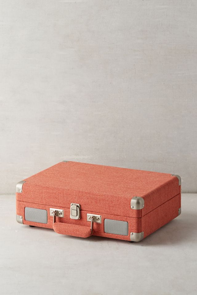 Crosley UO Exclusive Coral Canvas Cruiser Bluetooth Record Player #4