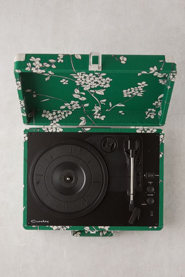 Crosley UO Exclusive Hydrangea Canvas Cruiser Bluetooth Record Player #1