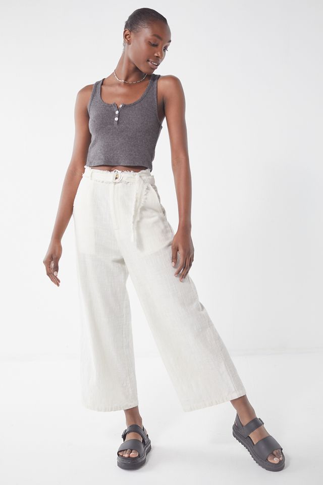 UO Rori Raw Edge Culotte Pant #3