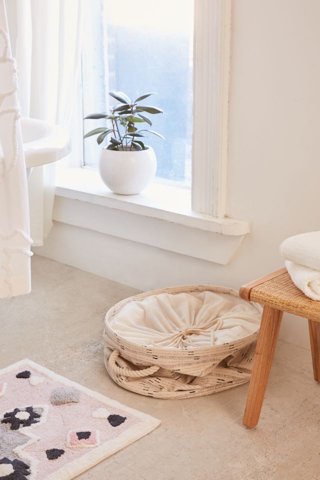 Sac à lessive en toile à imprimé géométrique bohémien #1