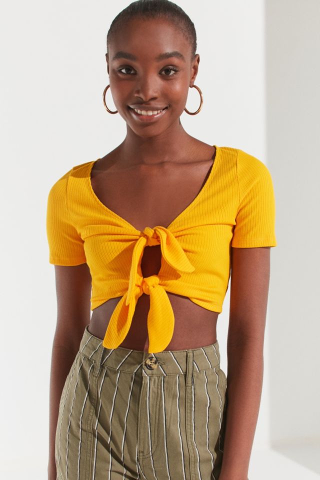 Urban outfitters yellow store top