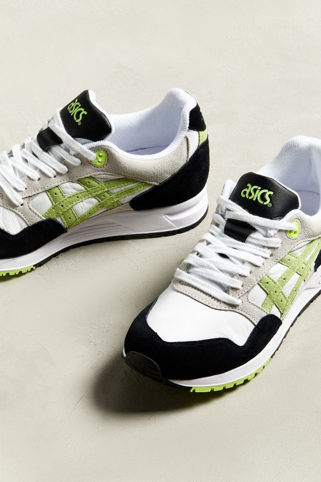 Asics gel saga white flash yellow sale