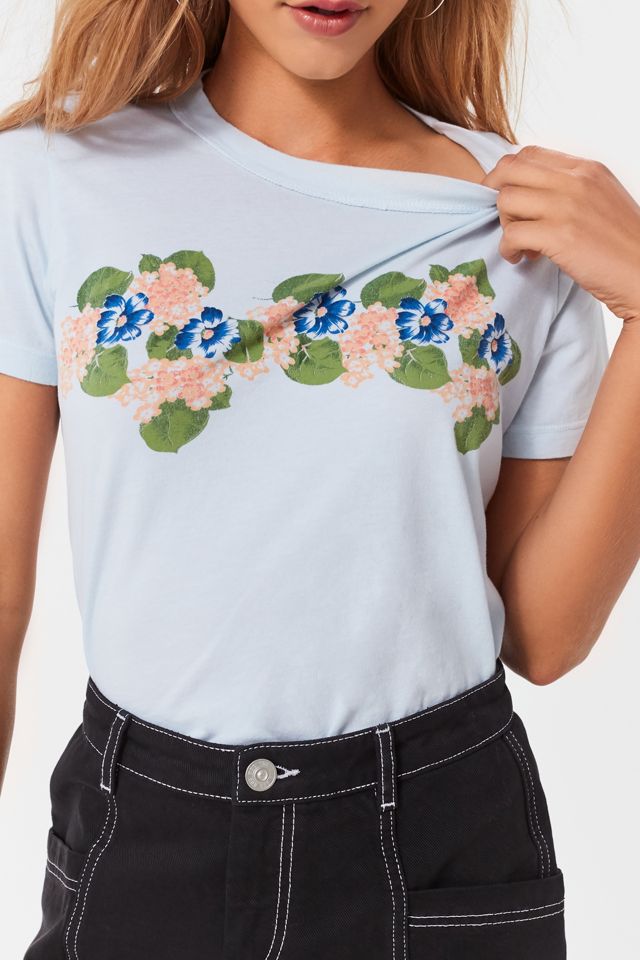 Truly Madly Deeply Hawaiian Flower Tee #2