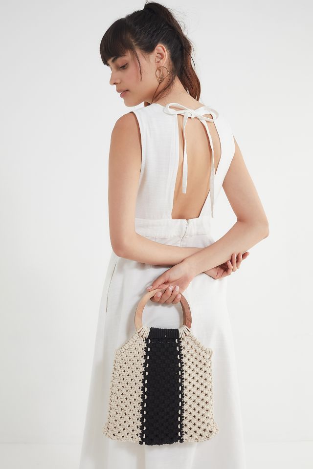 UO Millie Plunging Linen Midi Dress #1