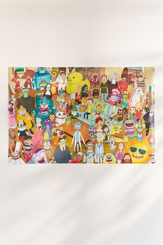 Affiche De Groupe Rick Et Morty #1