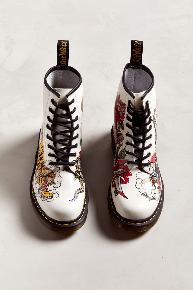 Dr martens x grez 146 boots on sale in tattoo print