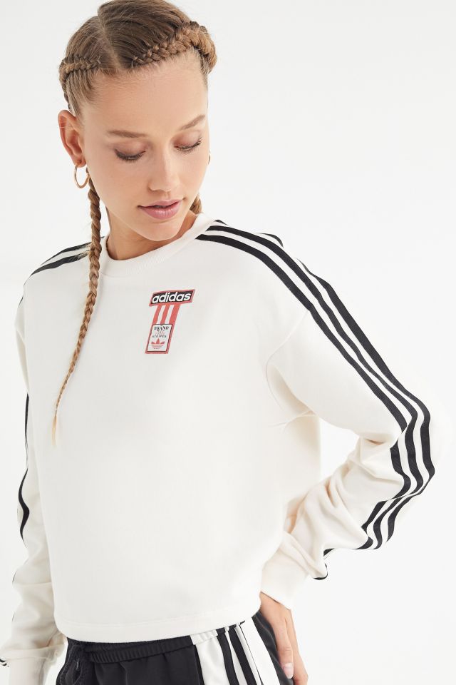 Adidas originals 2025 adibreak cropped sweater