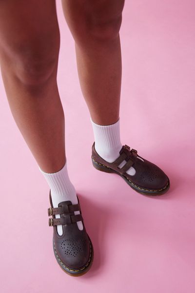 Dr. Martens 8065 Leather Mary Jane Shoes
