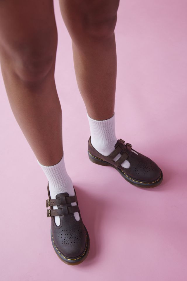 Dr. Martens 8065 Smooth Leather Mary Jane Shoe | Urban Outfitters